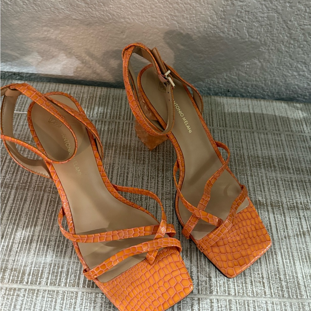 Antonio Melani block heel sandals